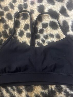 lululemon athletica Black Strappy Sports Bra size 6